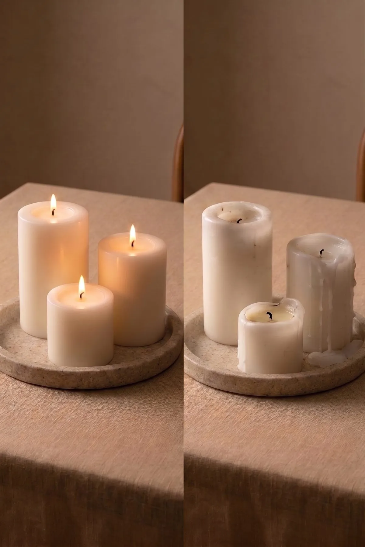 Consistent candlelight